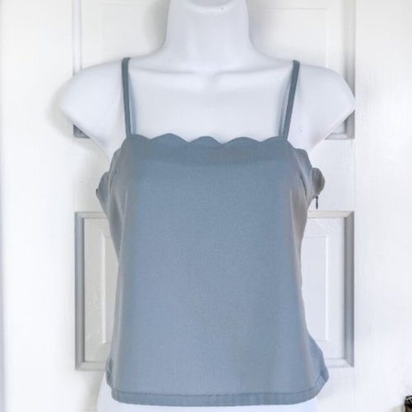 Petite Studio Scalloped 90's Style Tank - Picture 1 of 6